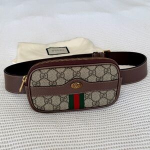 Gucci GG Supreme Mini Ophidia Belt Bag